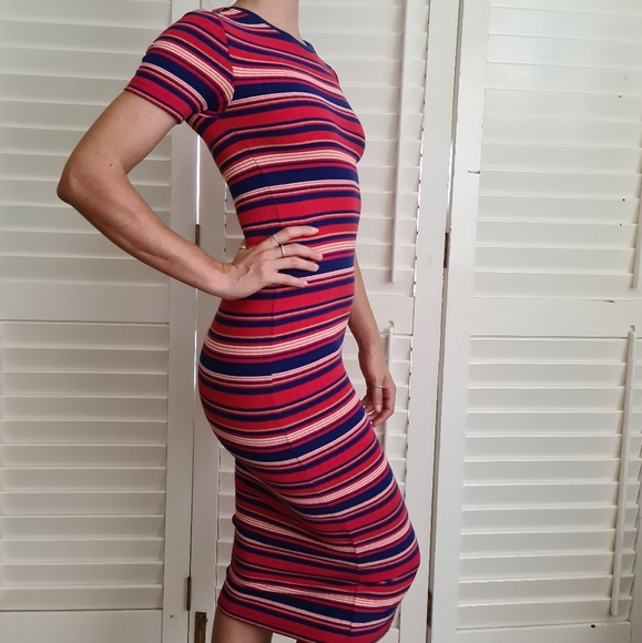 Sportsgirl Dresses Sportsgirl Bodycon Tee Midi Dress Size 6 To 8 Poshmark